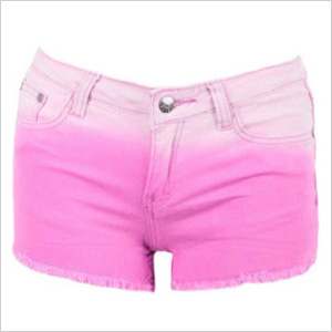 Pink Dip Dye Shorts from FashionUnion.com