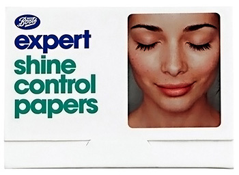 Boots expert shine control papers