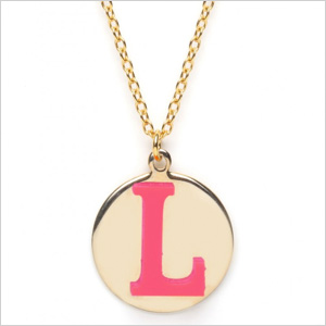 Initial pendant necklace